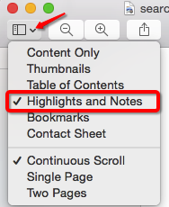 create table of contents for pdf mac
